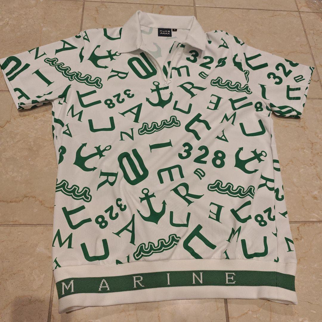 muta marine ムータマリン ハーフジップ ヘムリブ モックネックシャツ