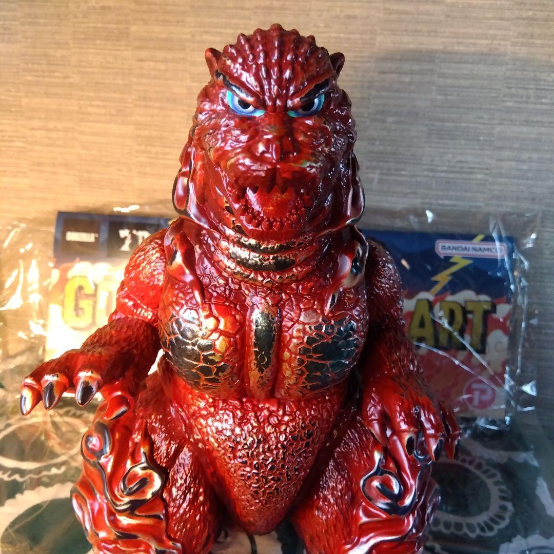 frogtree バンダイ ゴジラ ソフビ バーニングゴジラ