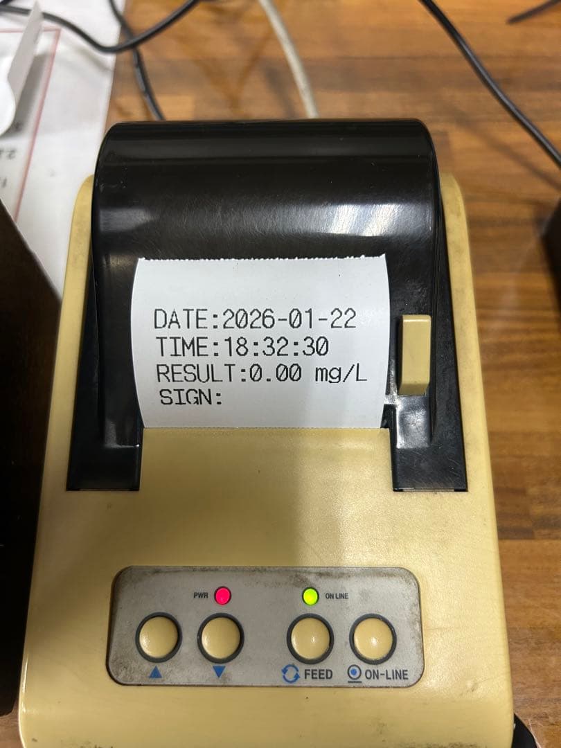 東洋マーク製作所アルコールチェッカーAC-007 センサー他　予備付き