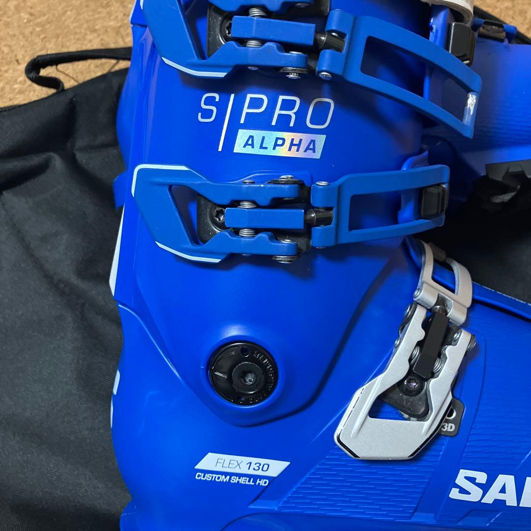 SALOMON ALPHA 130 ブーツ 26.5 シダスのインソール付