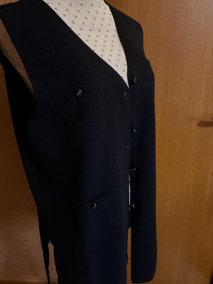 PICONE ウール100% 黒 ジレ