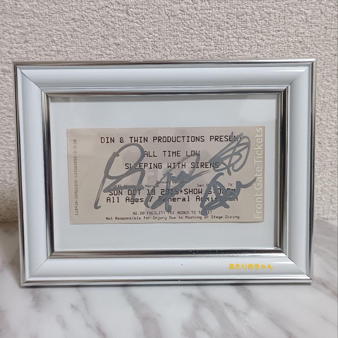 ONE OK ROCK 2015 USツアー サイン入りチケット