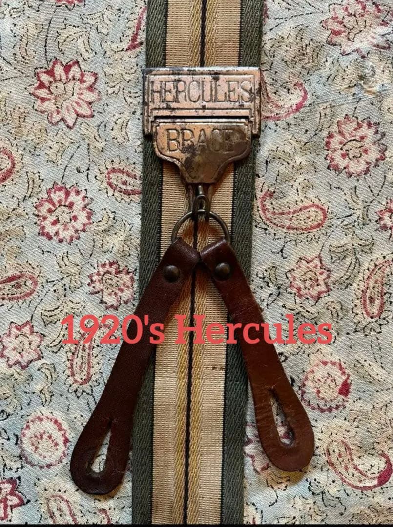 TOUJOURS 1920's HERCULESサスペンダー ヴィンテージ