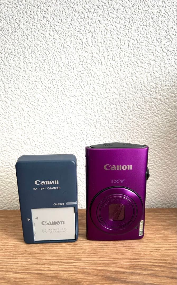 Canon IXY 600F パープル 本体と付属品