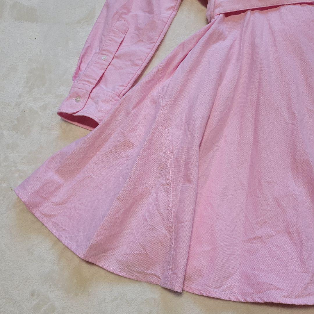 大きなサイズ✨ポロラルフローレン　ベルデットコットンワンピース　ベルト　ポニー