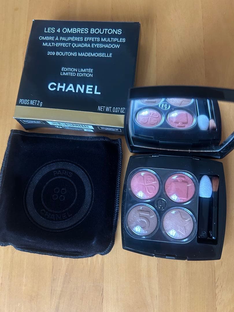 ☻*】様 CHANEL シャネル レ キャトル オンブル ブトン 209ブトンマ