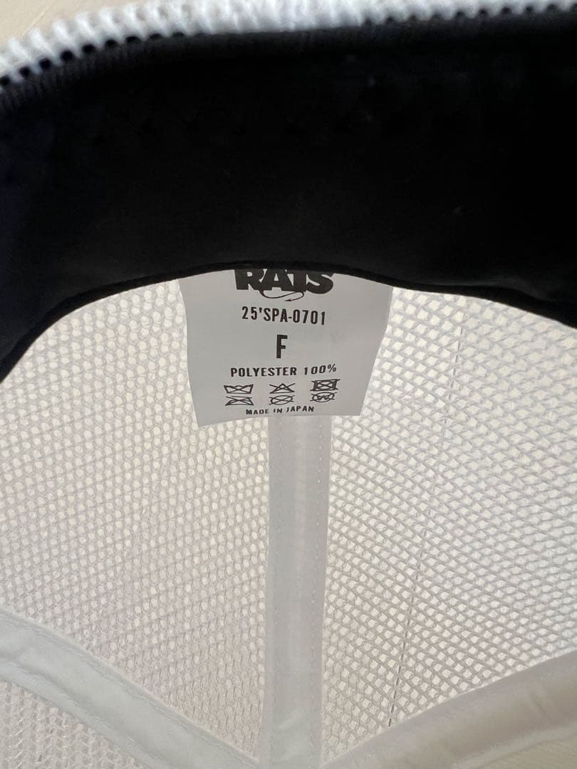 RATS【ラッツ】MESH CAP WAY OF LIFE 25ss ホワイト