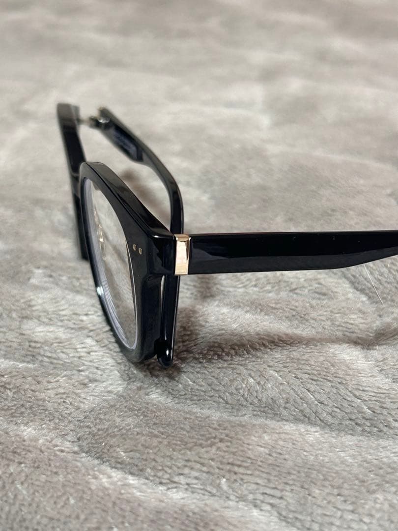 zoff 丸みのあるウェリントン 度付き 黒縁メガネ フレーム