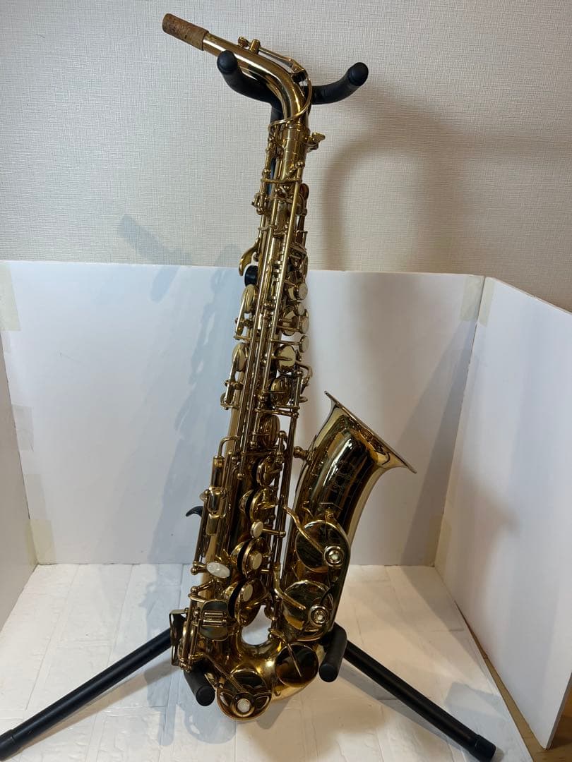 Maxtone マックストーン アルトサックス ゴールドラッカー ケース付き