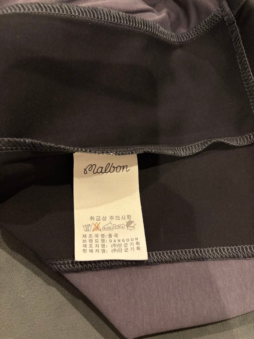 黒　Ｍ　 新品　マルボンゴルフ MALBON GOLF 　長袖　ハーフジップ