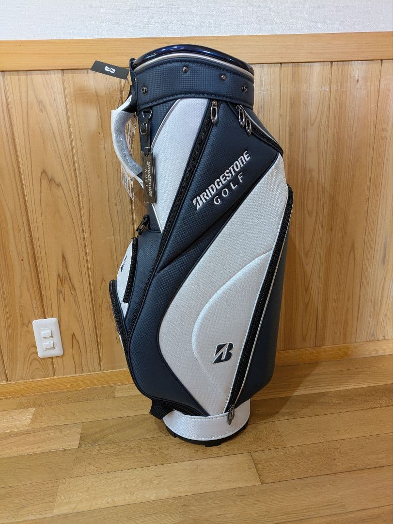 BRIDGESTONE GOLF キャディバッグ ネイビー/ホワイト
