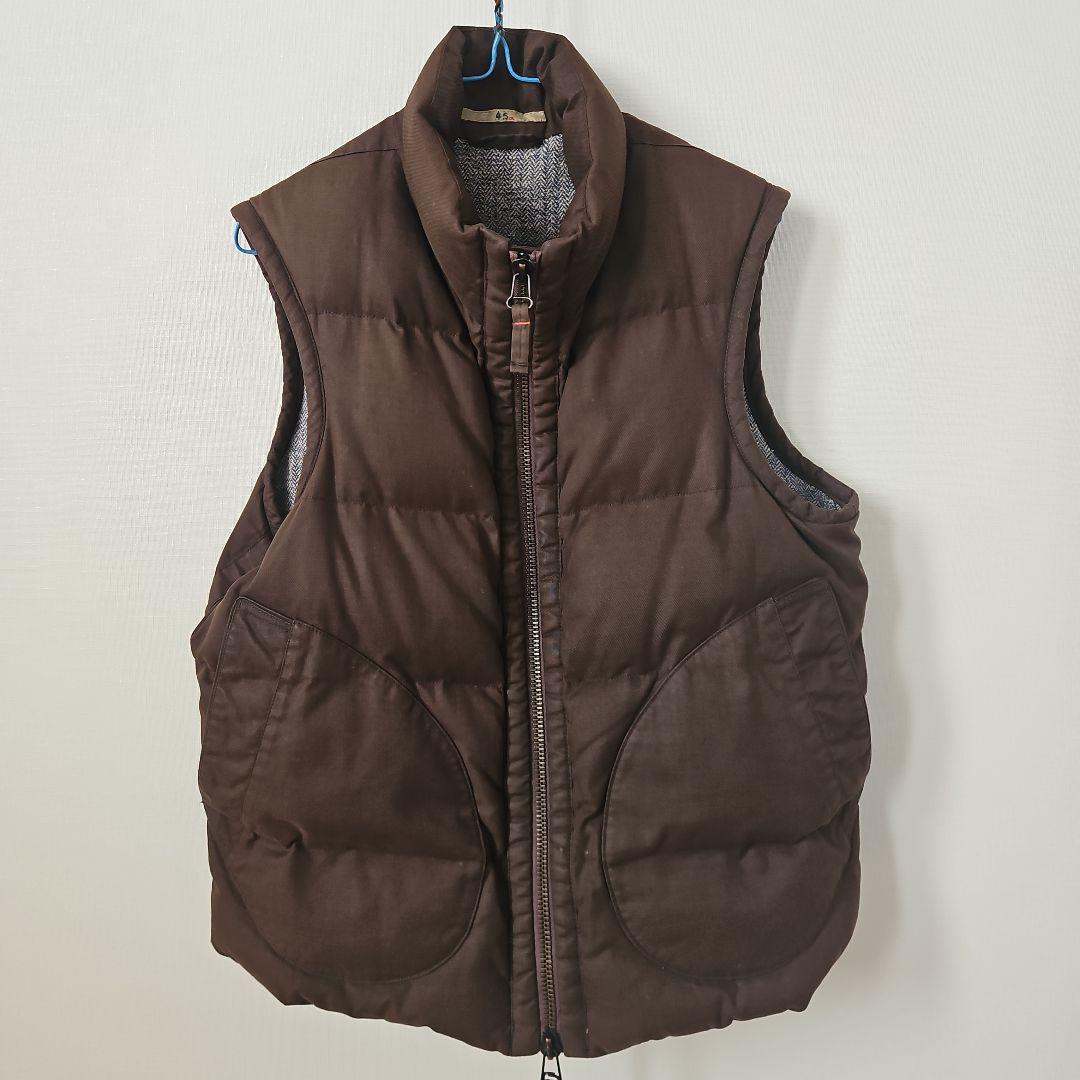 45rpm ダウンベスト brown size3
