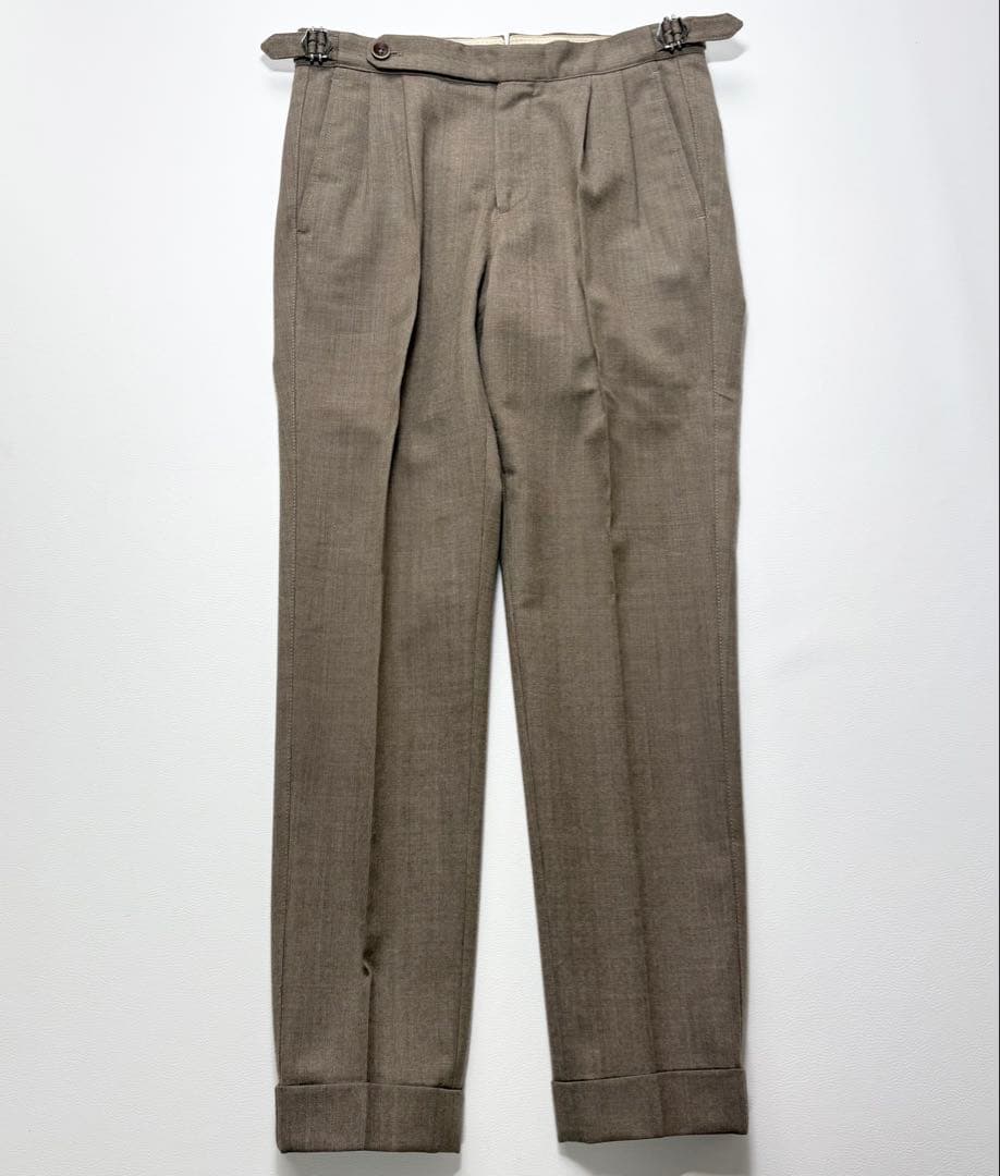 極美品✨GTA ジーティーアー HERRICK エリック ウールスラックス 42