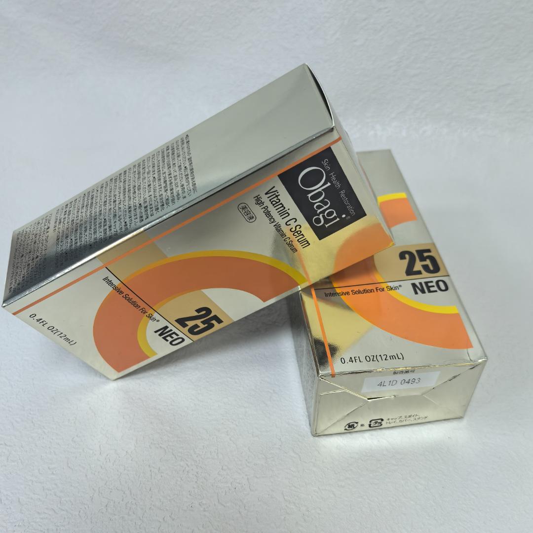 新品未開封 Obagi C25 NEO 美容液 12ml-2箱セット fq