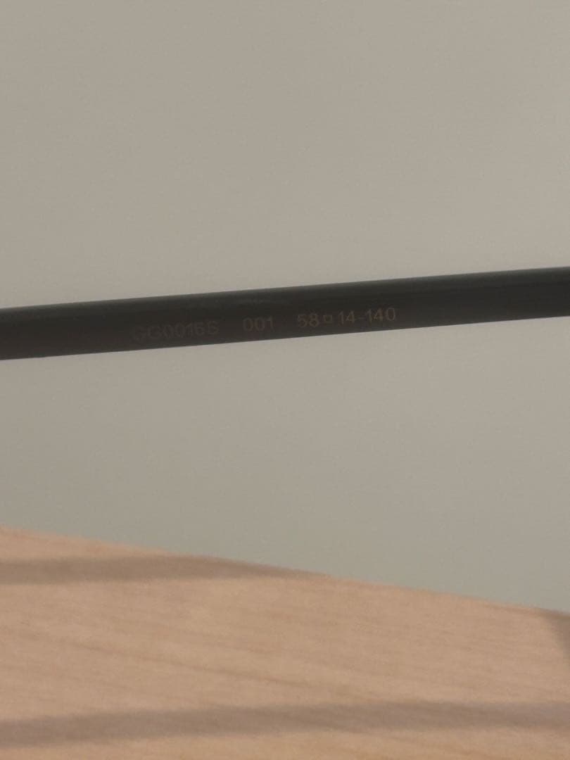 極美品GUCCI ブラック サングラス ブラウンレンズ