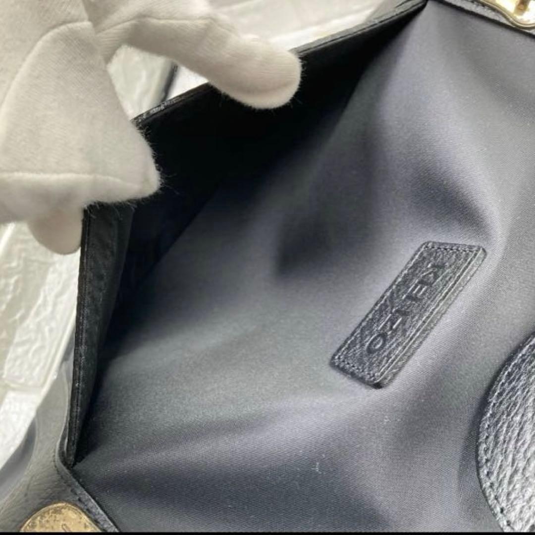 KENZO❗️旅行バッグ大容量ショルダー付きブラックナイロンレザー