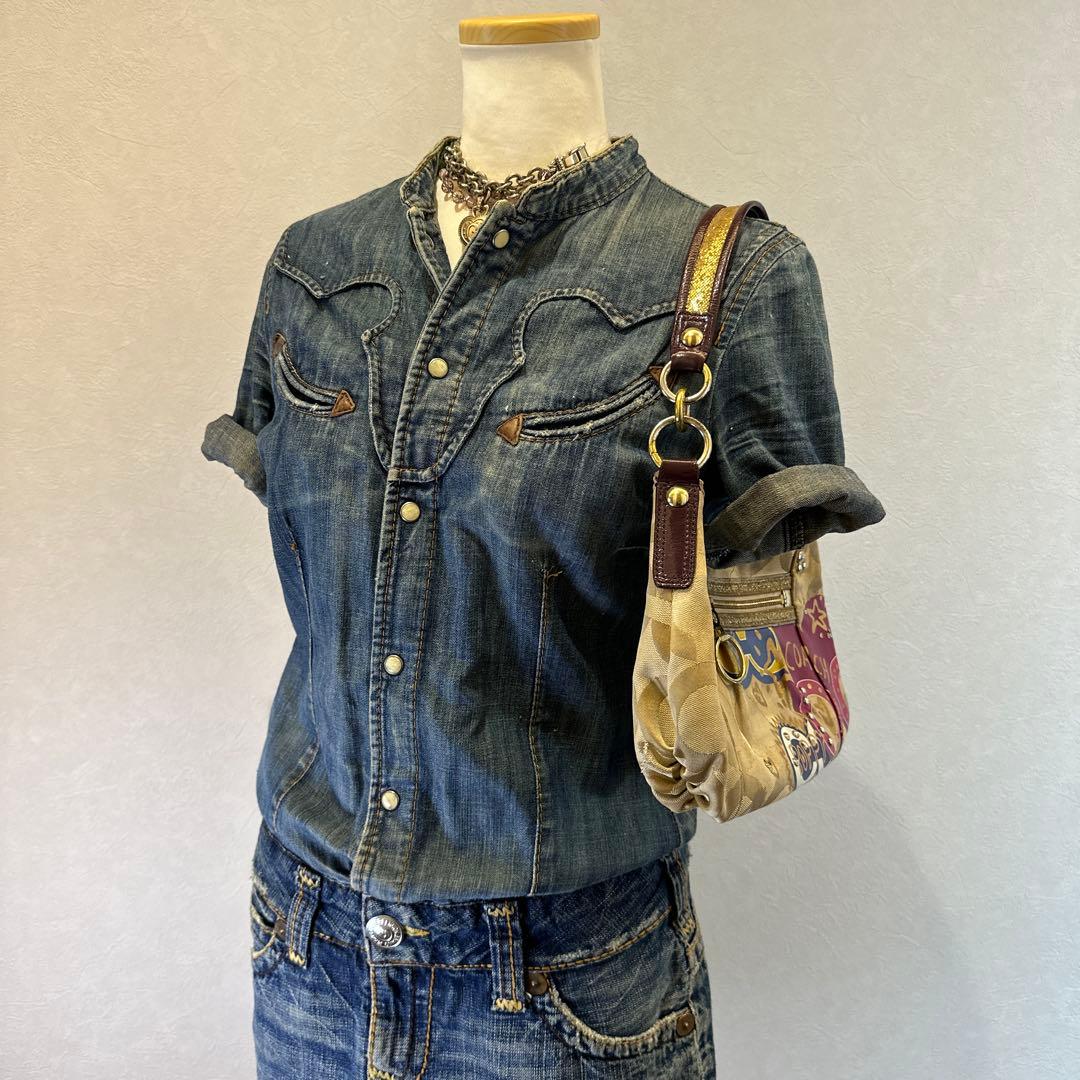 TRUE RELIGION denimallinone Y2Kグランジ平成ギャル