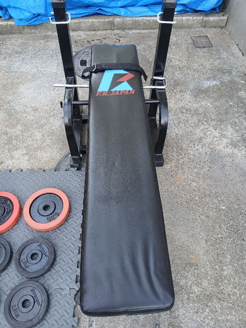 FIGHTING ベンチプレートセット 計65Kg 引き取限定