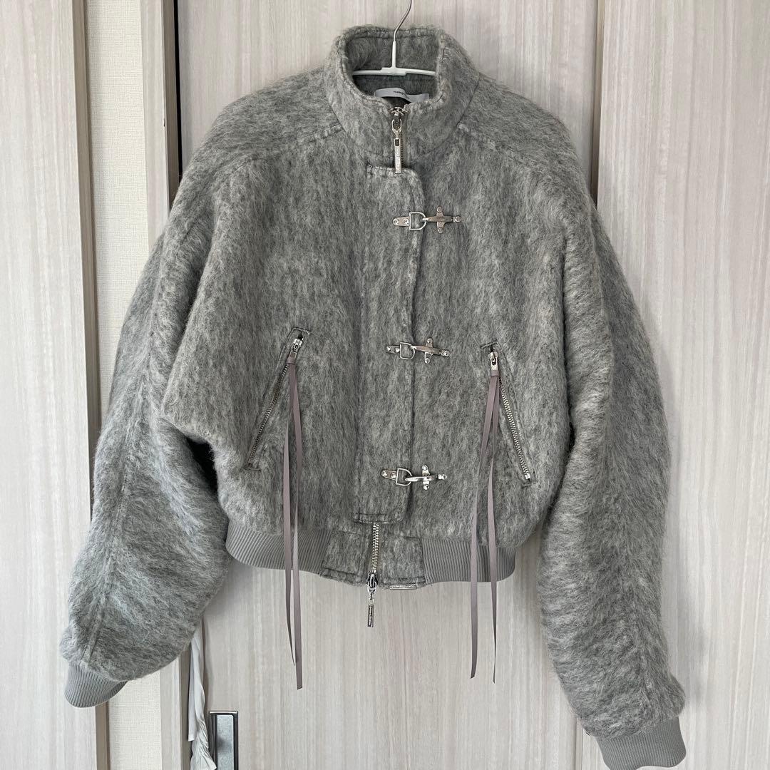 ジャケット・アウター S clasp balloon blouson gray