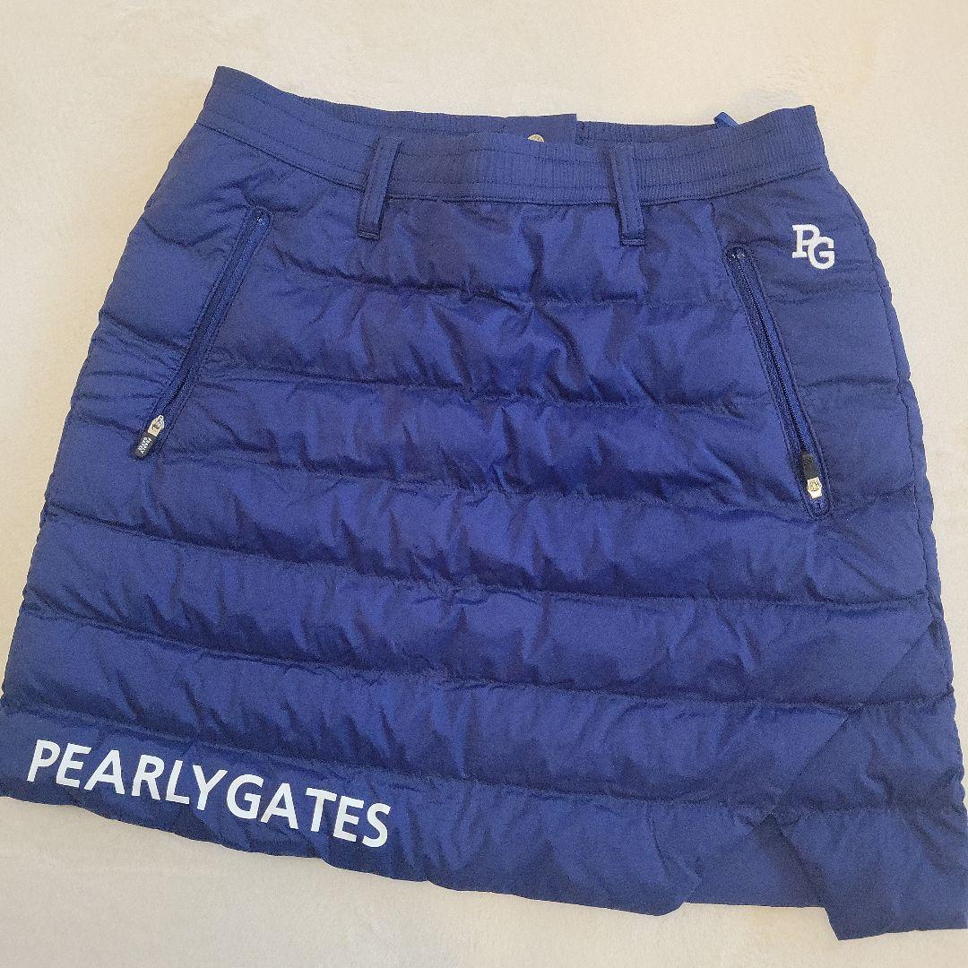 美品✨可愛い❤PEARLY GATES あったか キルティング中綿スカート☆