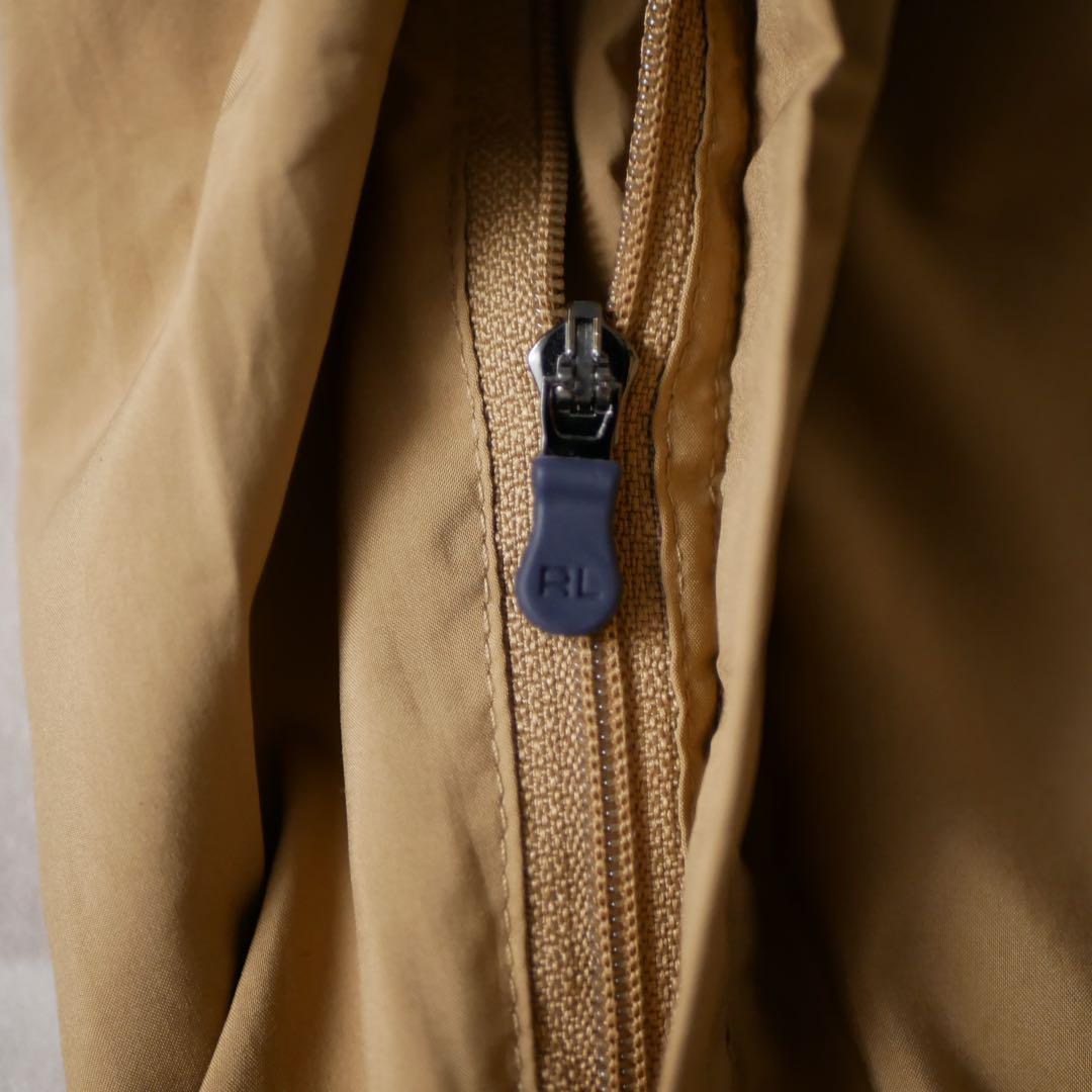 90s POLO GOLFポロゴルフXLハーフジップラルフローレンベージュ