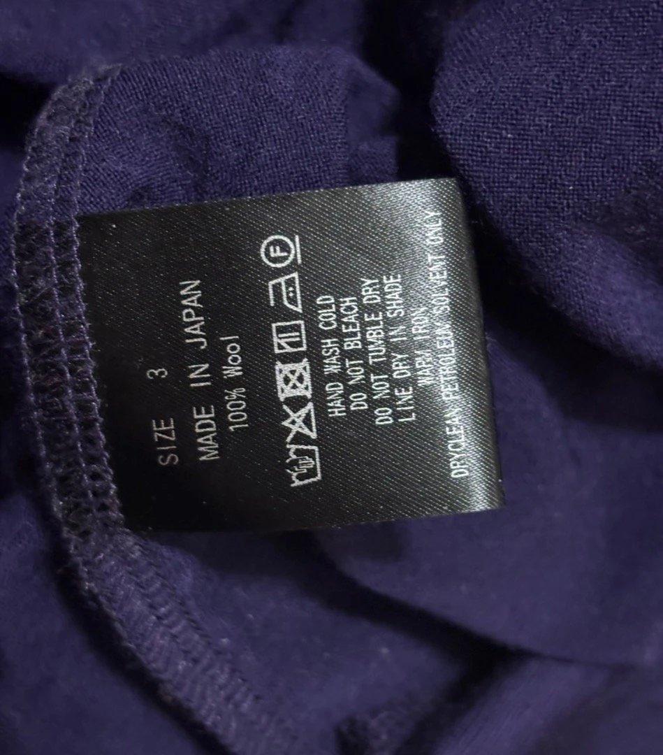 2025AWmarka★markaマーカウォッシャブルニットクルーネック紫3