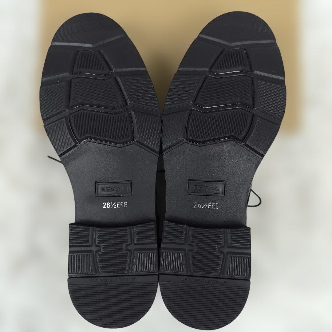 ✨未使用級✨ リーガル ドレスシューズ ゴアテックス 外羽根 Uチップ 現行 黒