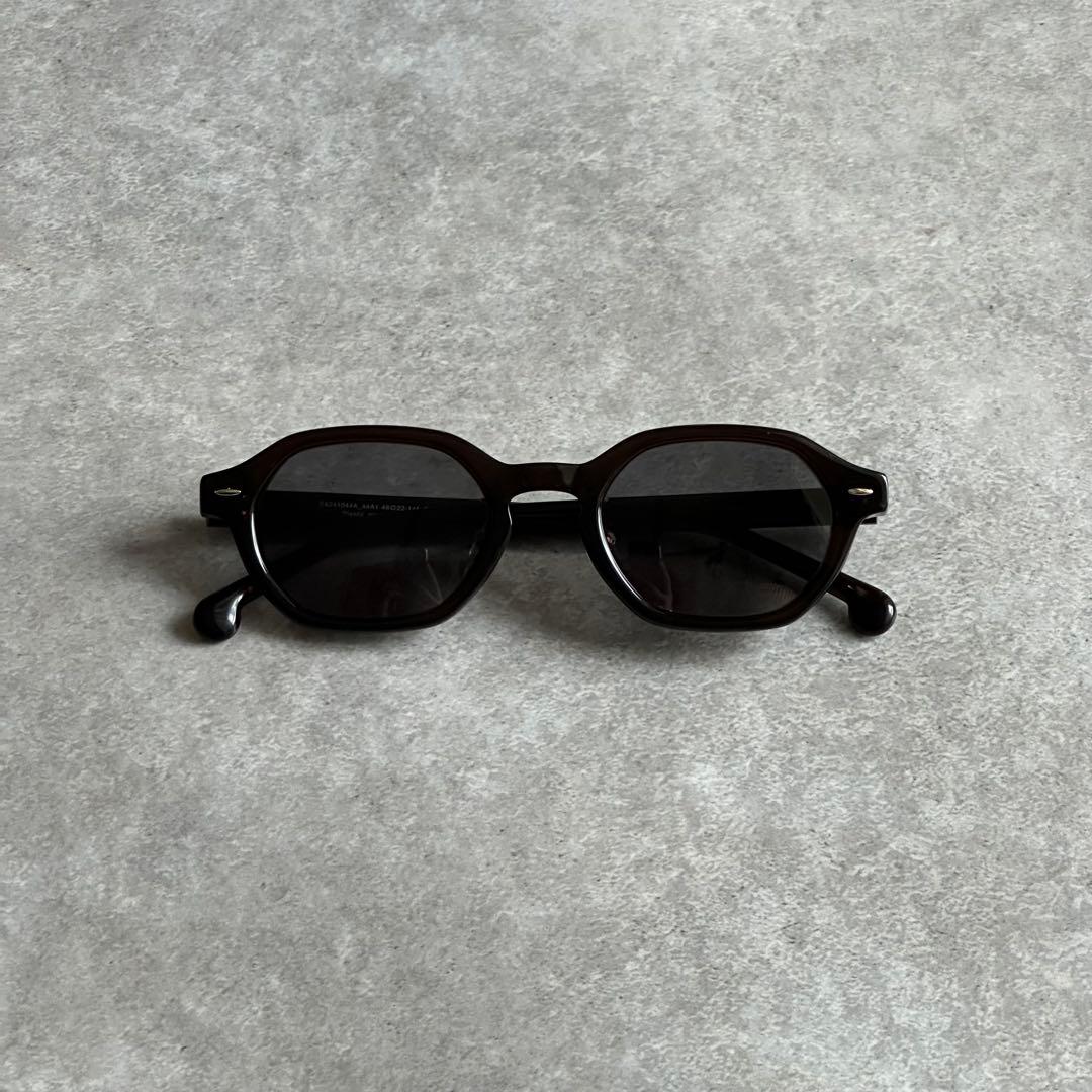 【完売品】Zoff HIKARI SHIBATA ブラウン スモーキーレンズ