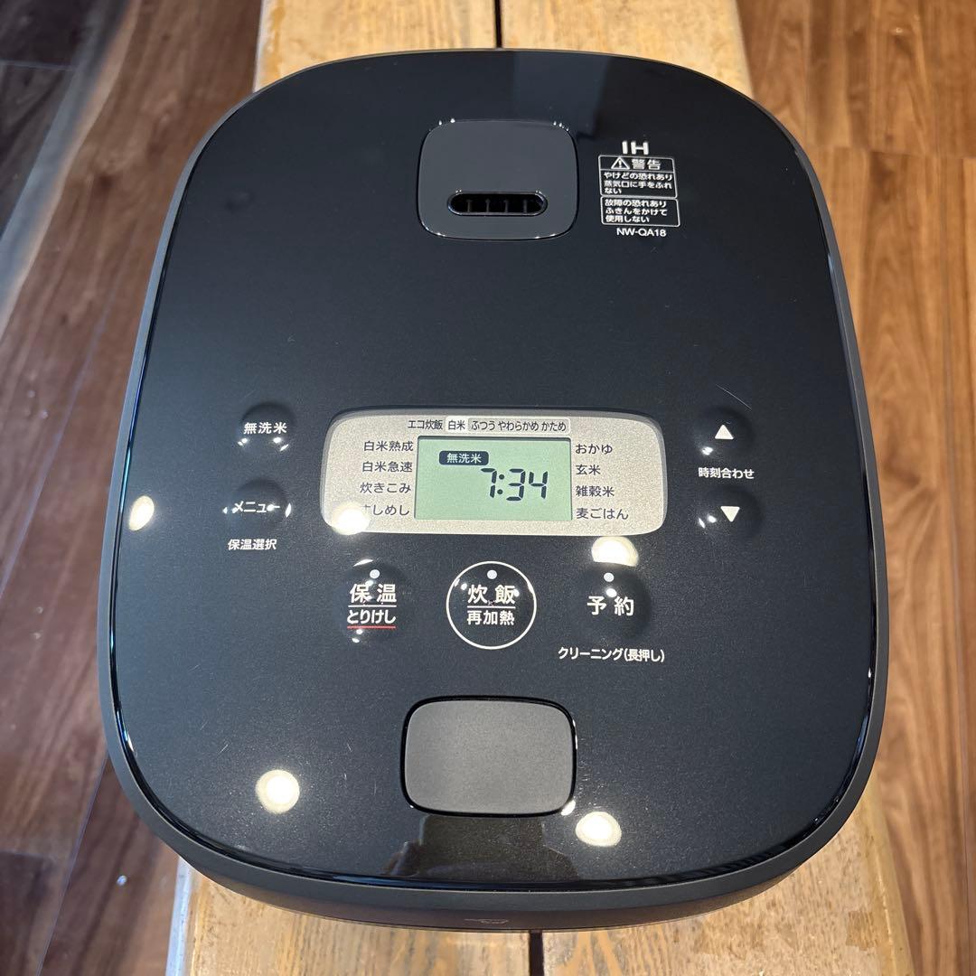 象印 IH炊飯器 極め炊き NW-QA18-BA
