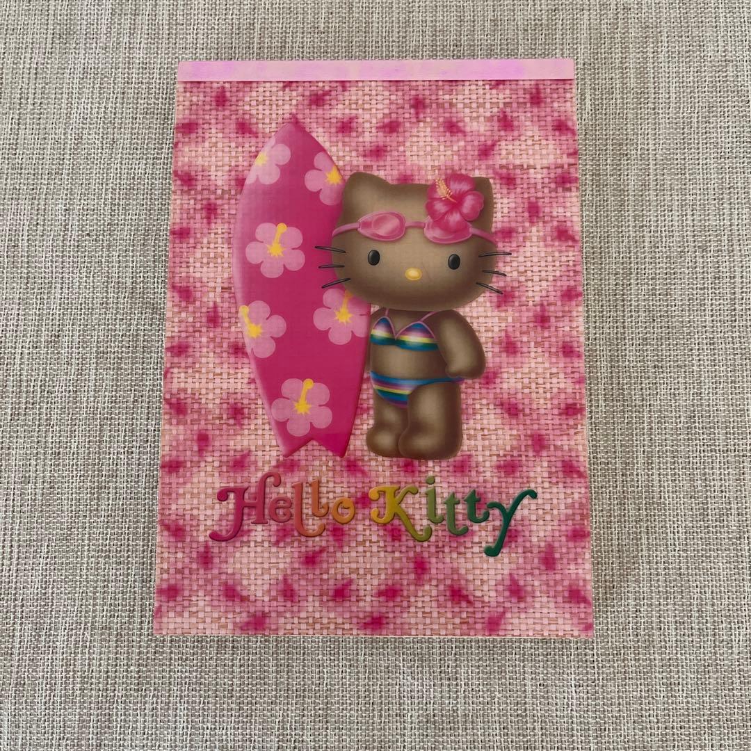 レア！ 日焼けキティサーフボード メモ帳