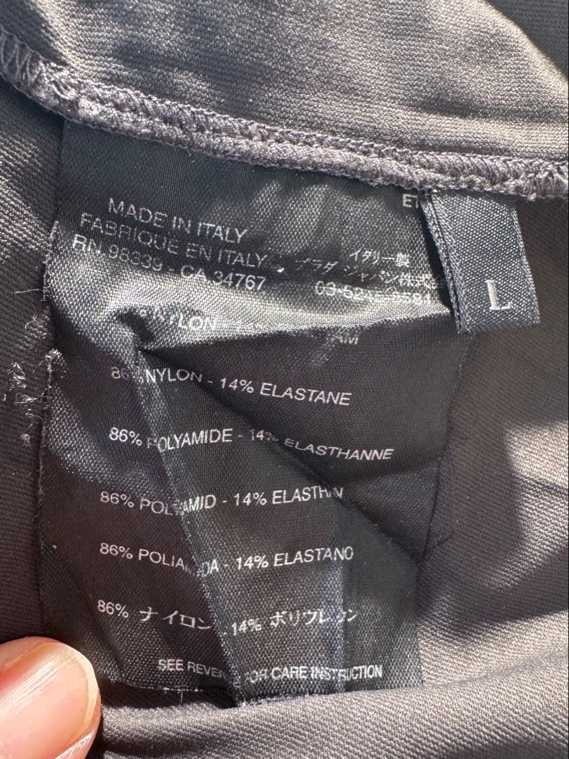 PRADA SPORT ハイネック長袖シャツ ブラック