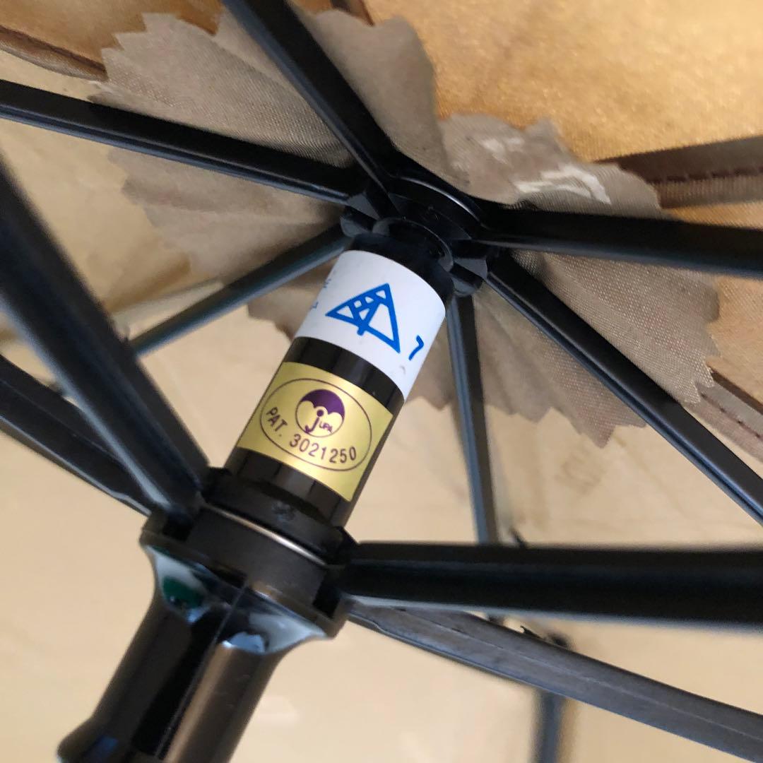 【美品】FENDI フェンディ　折りたたみ傘　ズッカ柄　ブラウン