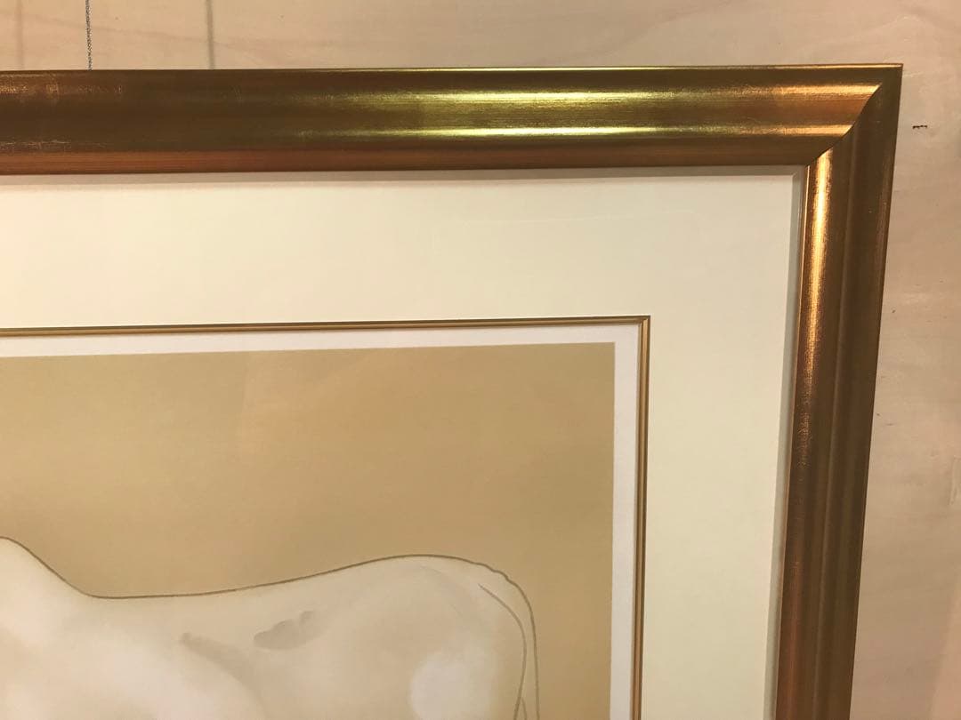 奥村土牛　「聖牛」　リトグラフ　落款・エディション・作品証明シール有り