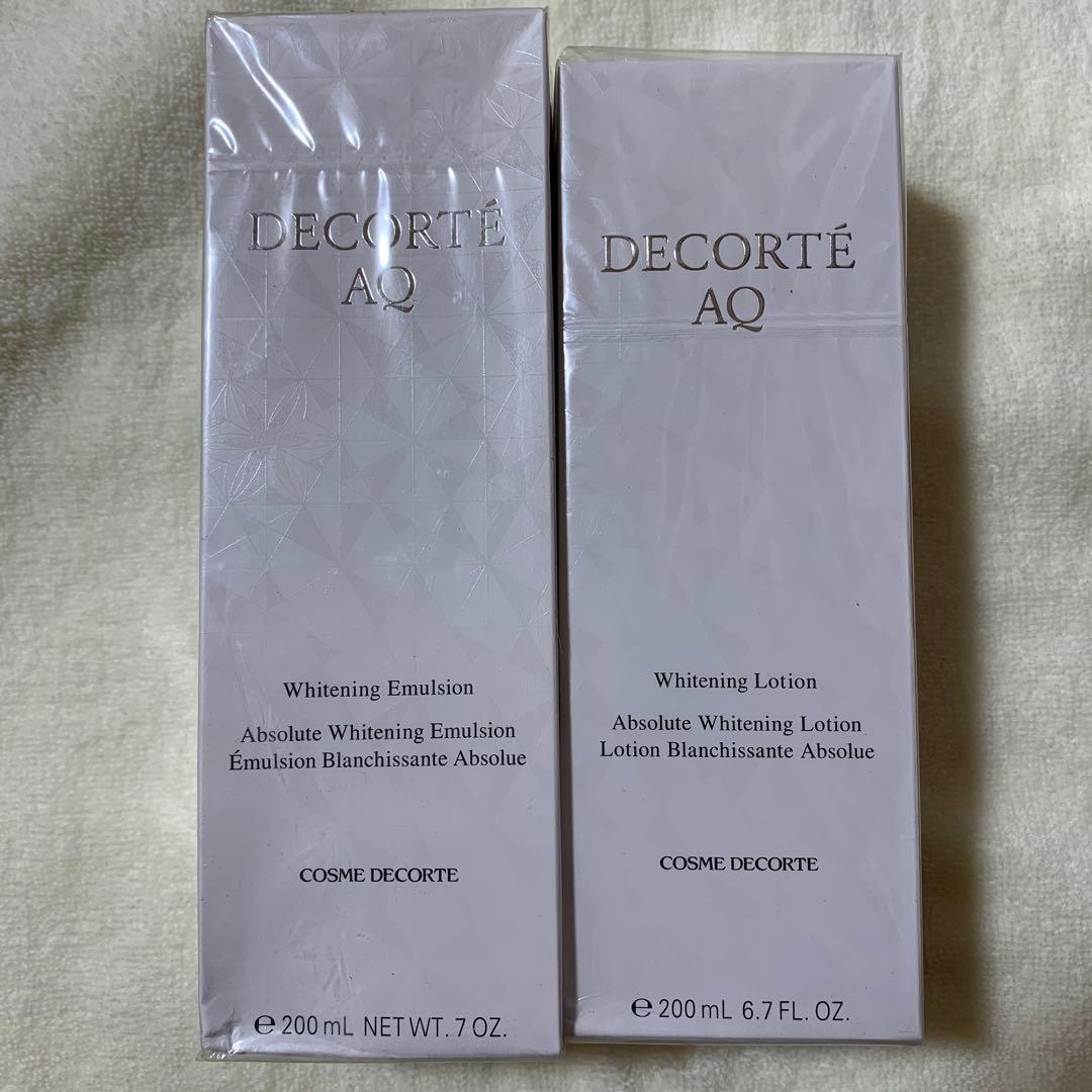 コスメデコルテ AQ ホワイトニング乳液&ローション2本セット 200mL