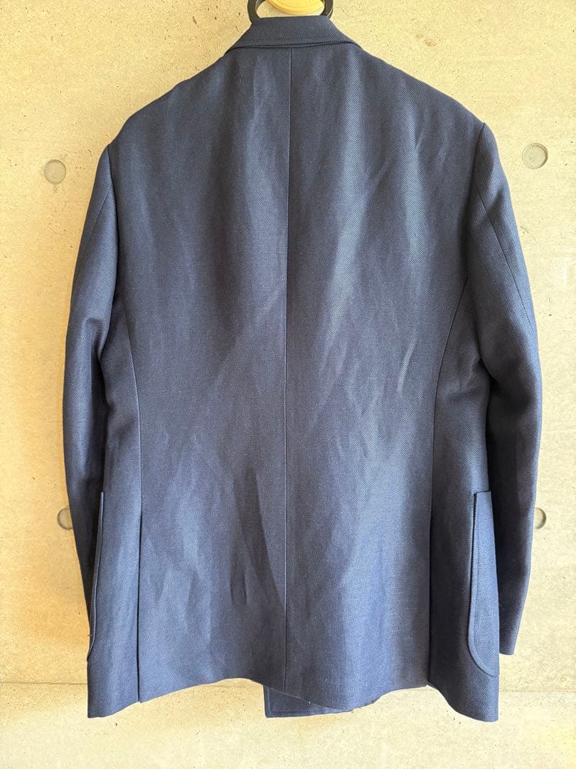 【新品】J.PRESS ORIGINALS リネン混ダブルジャケット 紺ブレザー