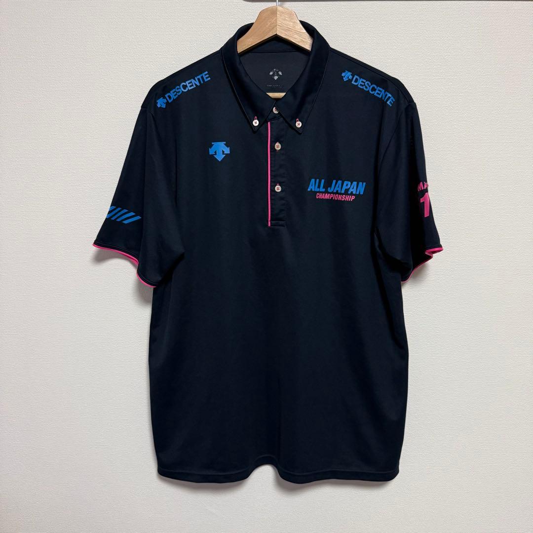 【極美品】ALLJAPAN インターハイ デサント ポロシャツ XOサイズ