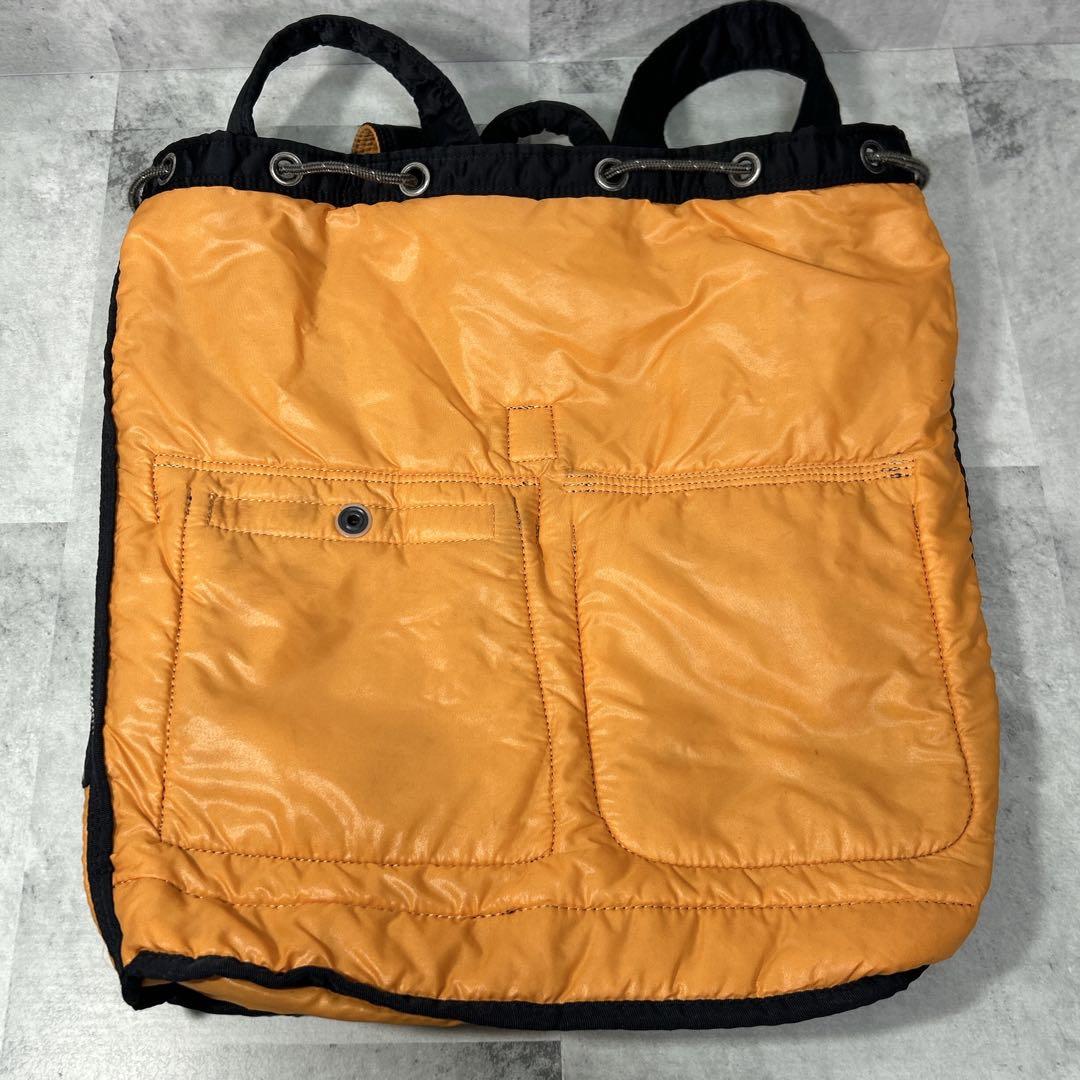 完売品 PORTER ポーター タンカー 巾着 リュック バッグパック A4 黒