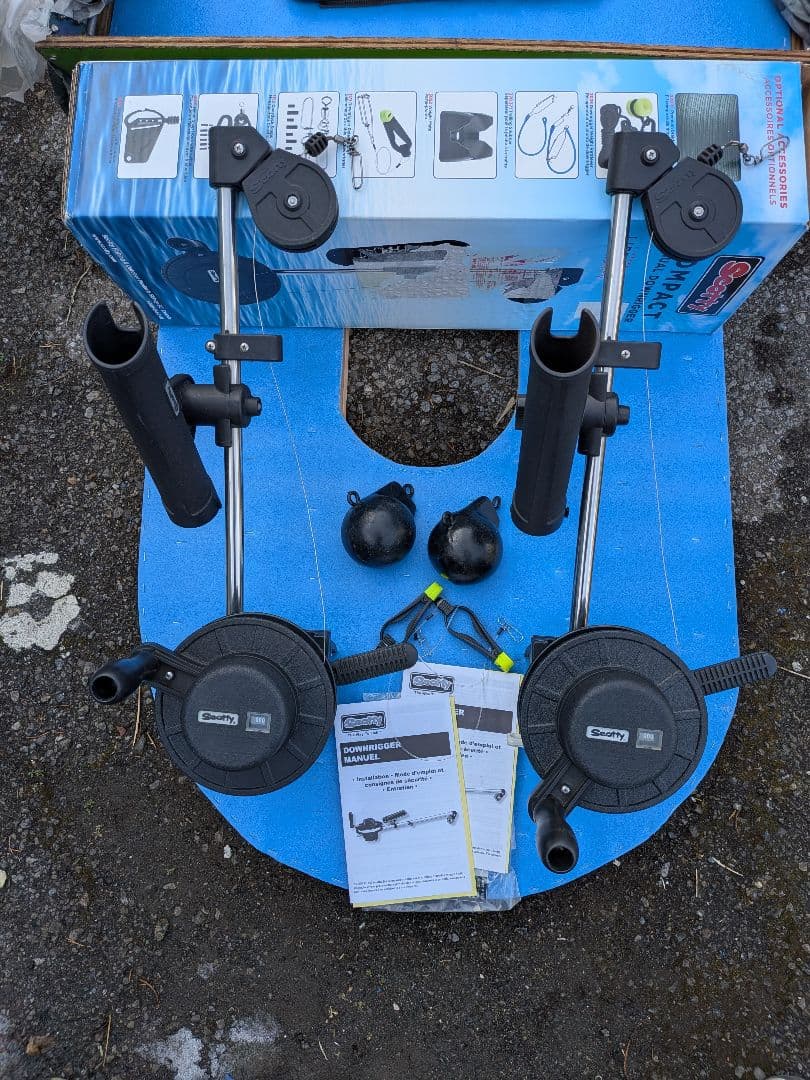 ダウンリガーScotty1050MP トローリング　2台フルセット