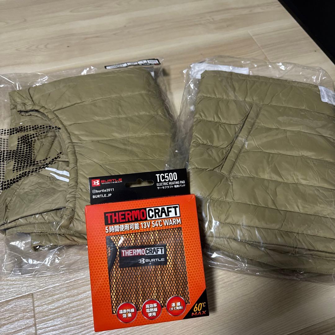 BURTLE 3254 THERMOCRAFT ダウンベスト L