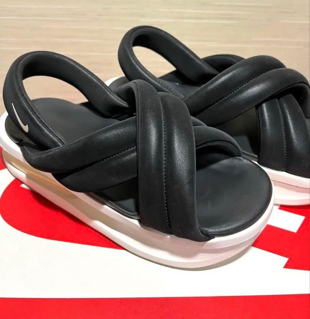 【1回のみ使用】極美品25cm NIKE エアマックス アイラ ブラック