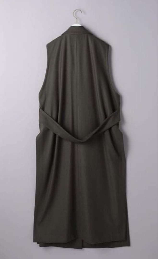 SACRA 59,300円　22A/W ライトメルトン ロングジレ