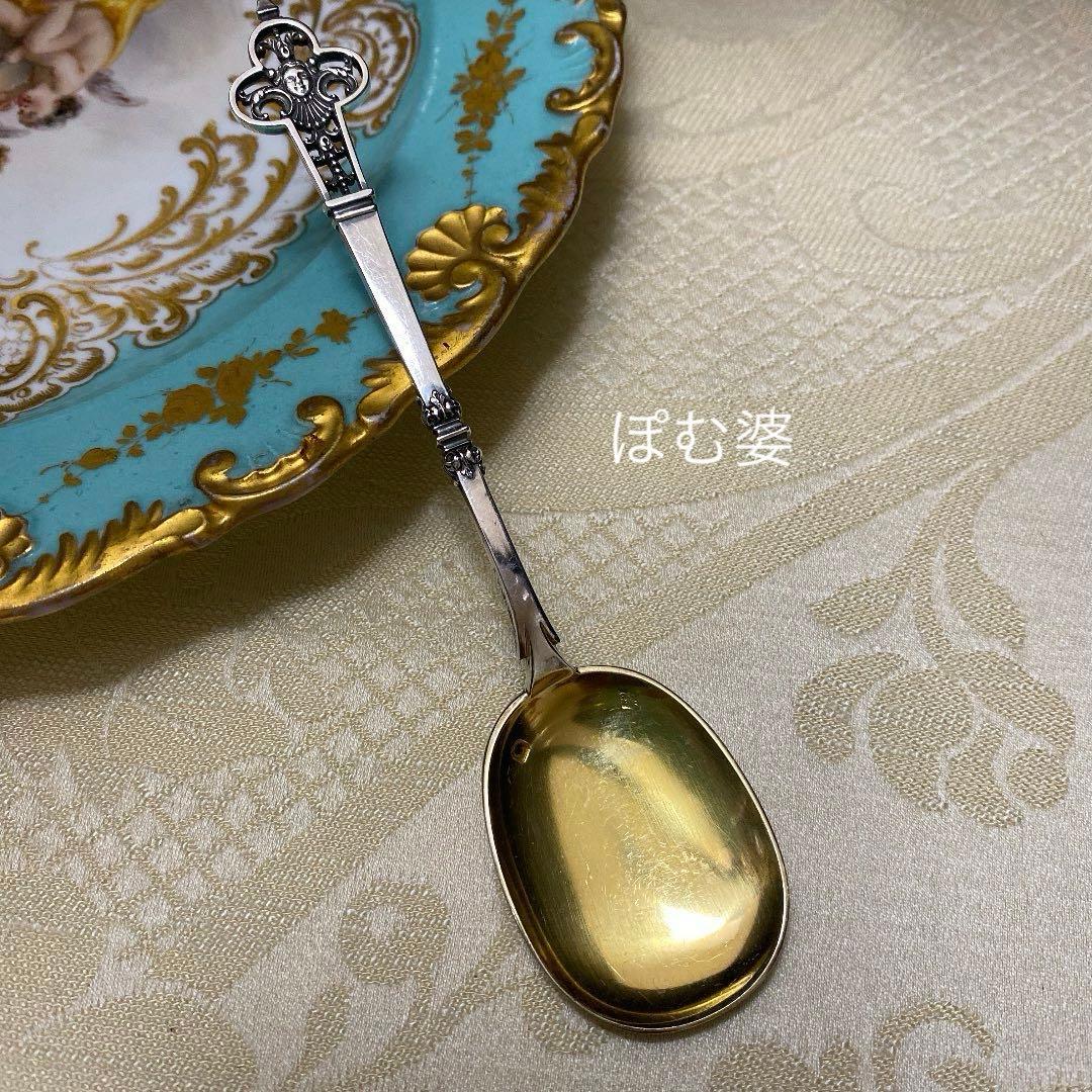 【カルディヤック】純銀／アイスクリームスプーン／ルネサンス ルネッサンス