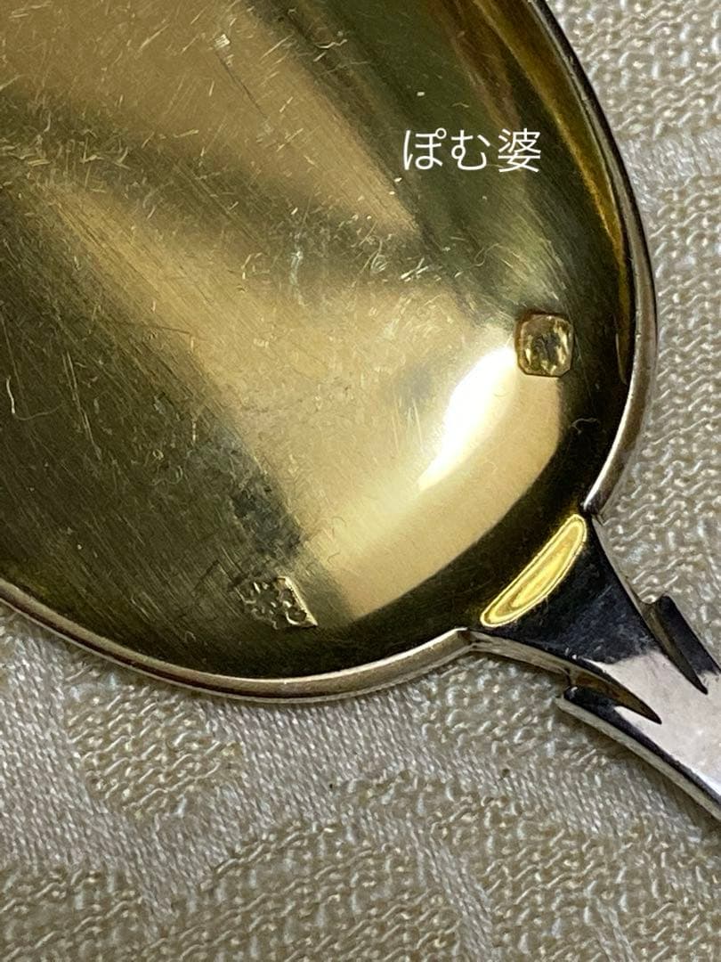 【カルディヤック】純銀／アイスクリームスプーン／ルネサンス ルネッサンス