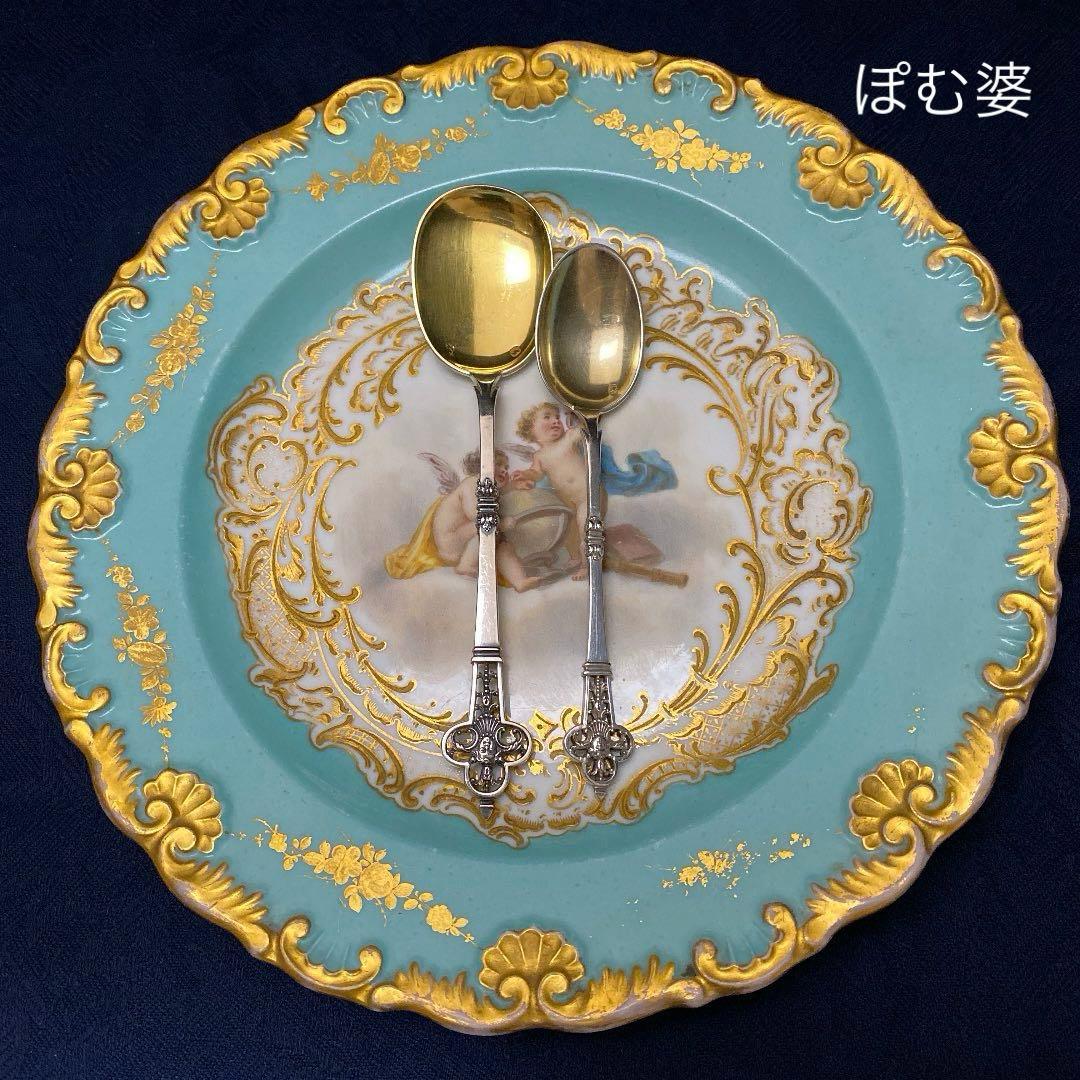 【カルディヤック】純銀／アイスクリームスプーン／ルネサンス ルネッサンス