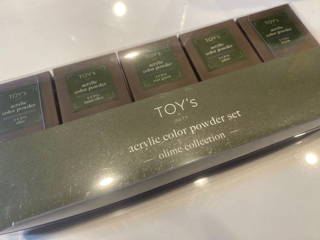 TOY'S アクリルカラーパウダーセット オリーブコレクション