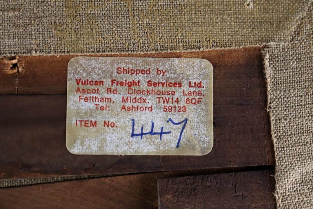 真作保証 西洋美術 ヨーロッパ絵画 「少女と女性」油彩20号 18～19世紀古画