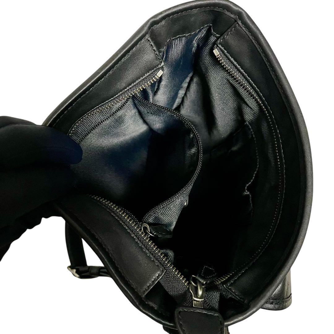 ✨極美品✨COACH コーチ メッセンジャーバッグ レザー ブラック 斜め掛け