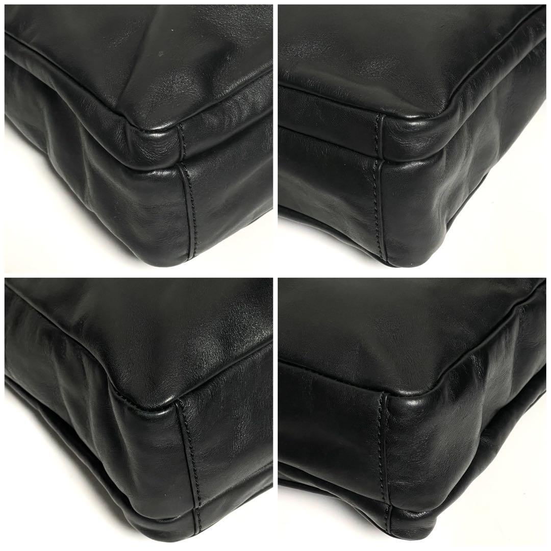 ✨極美品✨COACH コーチ メッセンジャーバッグ レザー ブラック 斜め掛け