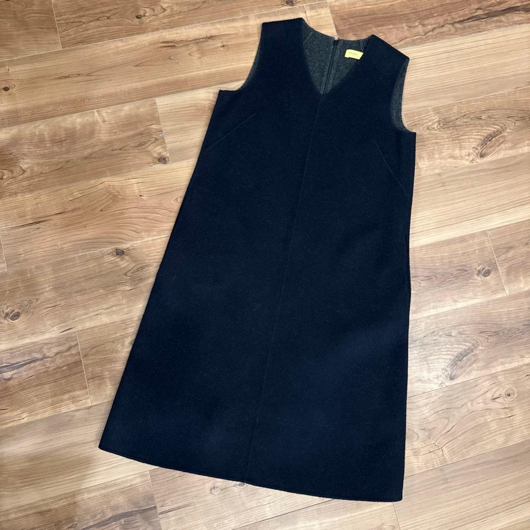 Leilian by Eriko Nakamura 紺色ジャンバースカート11号