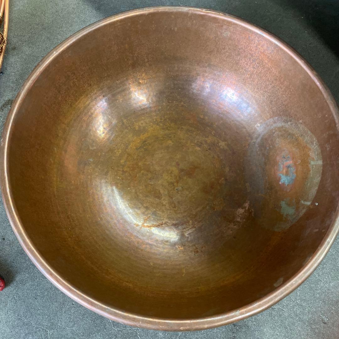助*ん様 銅製ボウル/銅鍋50センチ